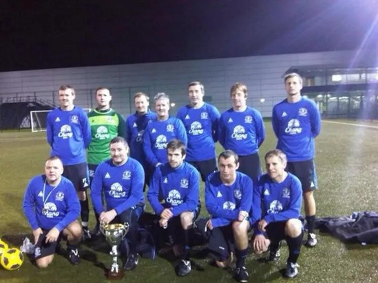 Chernobyl cup winners. Ian was player manger. He dropped me the year after :) 