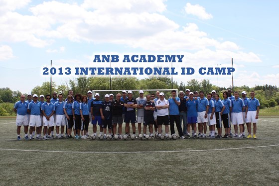 Ian Lavery at the ANB Futbol INT ID Camp in Toronto, Canada.