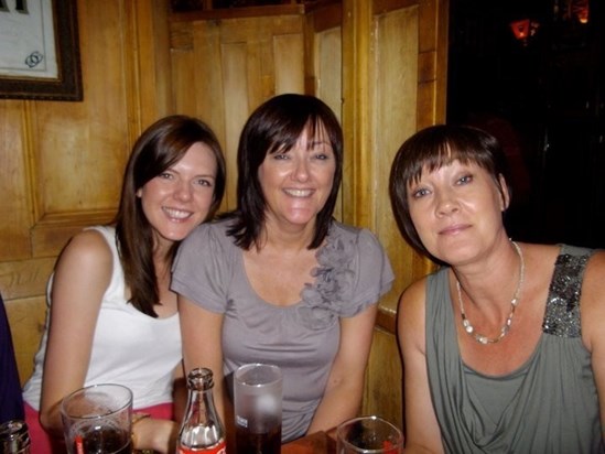 Mum, Jan and Claire - August 2011 in the Duke of York pub.