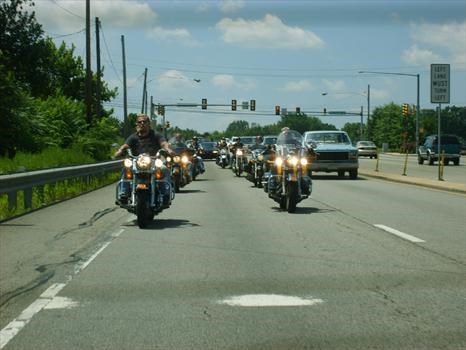 Mike's ride to his final resting place