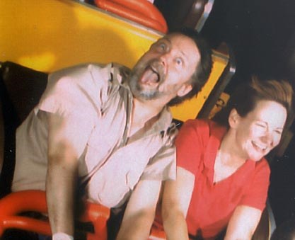 We fell in love on a roller coaster...