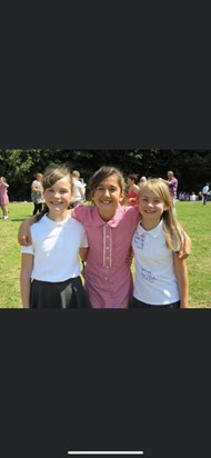 abbie, em and olivia: last day of year 6 
