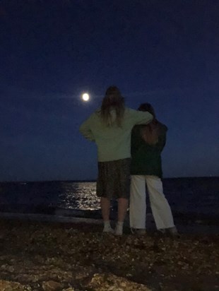 Me and Em in the moon 