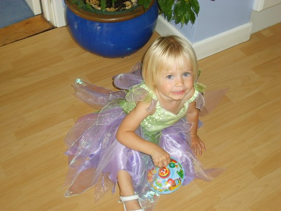 Emily as Tinkerbell 