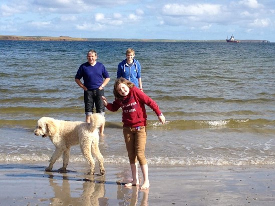 Alex, Noods, Ellie + Dad - West Coast of Scotland