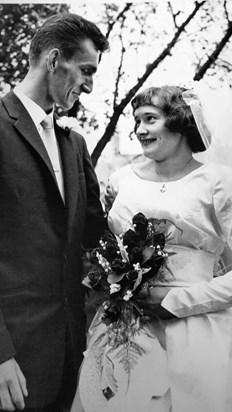 My mam and dad on their wedding day! 3rd October 1964