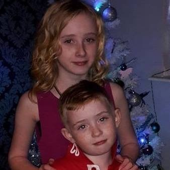 Morgan and tayla after their Xmas party! You'd be so proud dad.x