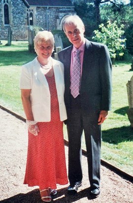 At a wedding in Hampshire - July, 2003