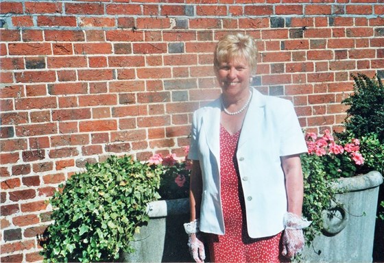At a wedding in Hampshire - July, 2003