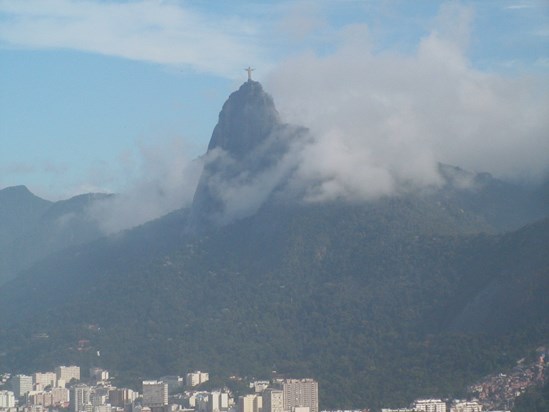 Brazil - Rio de Janeiro 2009.  This beautiful photo of Corcovado Mountain was taken by Wendy.