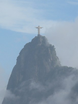Brazil - Rio 2009. Here's another picture taken by Wendy of Corcovado Mountain.
