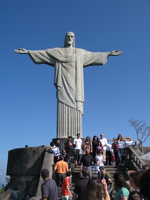Brazil - Rio de Janeiro,  June2009.   This photo of Cristo Redentor was taken by Wendy.