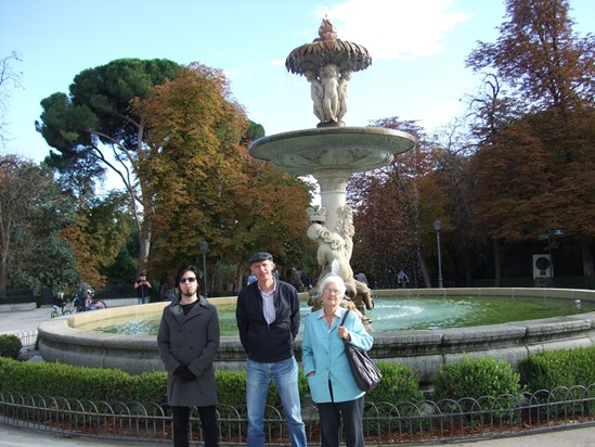 With Jo and Peter in Madrid Oct 2014