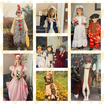 A selection of dressing-up outfits!