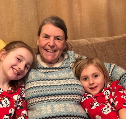 Sue with her Great Nieces