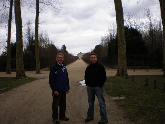 Versailles with hangovers after dads 70th :-)