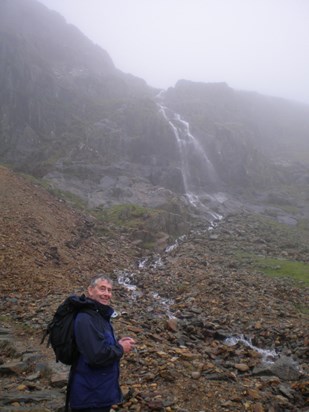 Dads first ascent of Snowdon