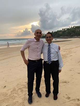 Dad with Ravi in Phuket