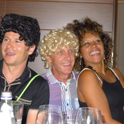 A crazy night at the Belevedere Hotel Italy! David had a great time on this night - one of many!