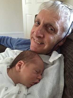 Baby Archie with Grandad