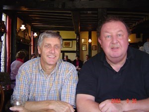David and brother-in-law Keith in 2003