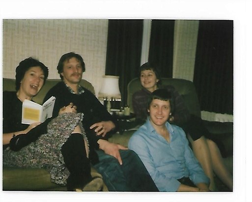 Xmas 1980 Kathy, Colin, Krys and David