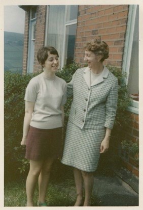 Mandy & her Mum, Dorothy, in the 60's
