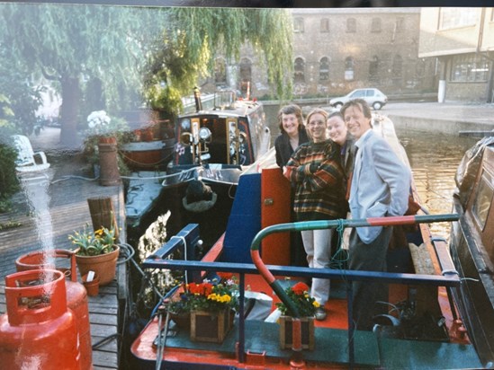 On the boat in Islington-1995