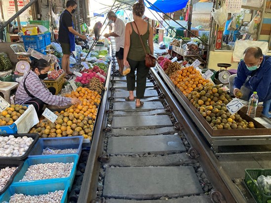 Railway market, Thailand 1