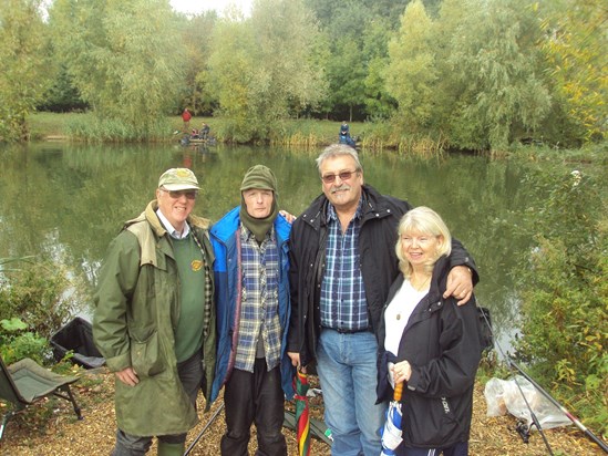 Manor Farm  ,Dave with Mick,Colin & Gloria