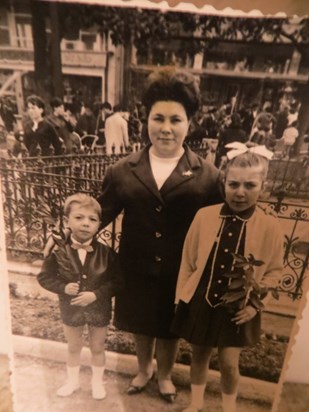 Easter early 1960s- Manny, our mother and myself