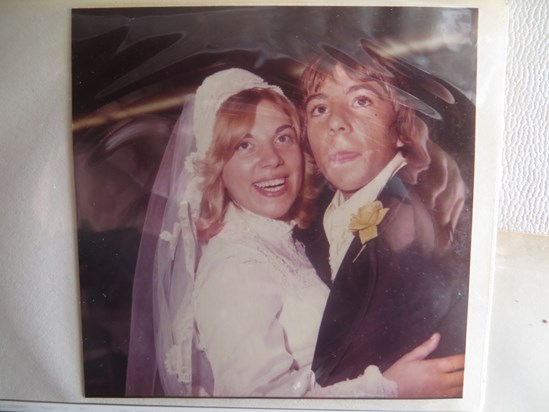 My wedding day, September 6, 1975