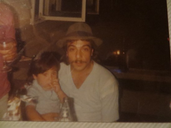 1982 with my son, his nephew Danny