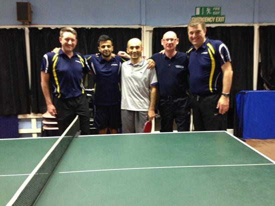 Table tennis team 2013