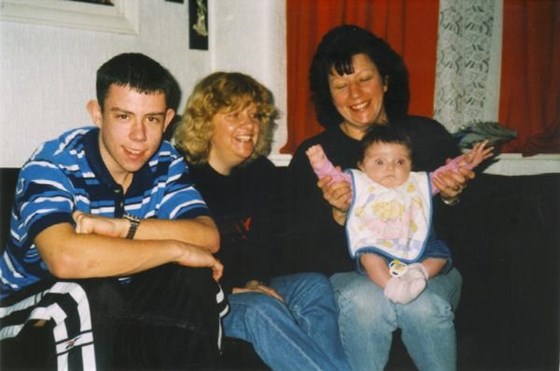 Julie, Darren, Val & Lauren 2000