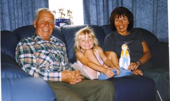 Julie, Dad & Lauren 2004