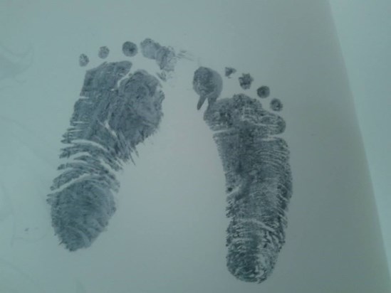 Izzie's footprints xxx