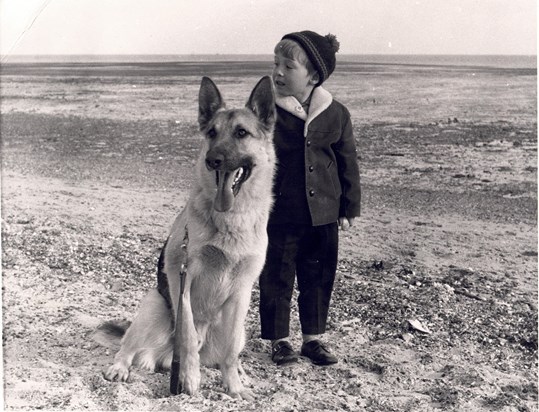 Steve aged 3 with Tarzan