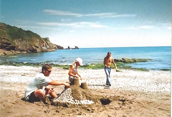 Steve at St May's Bay