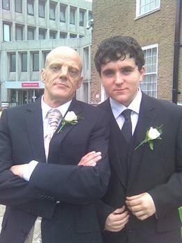 His wedding day,  4 months before he passed.xxx