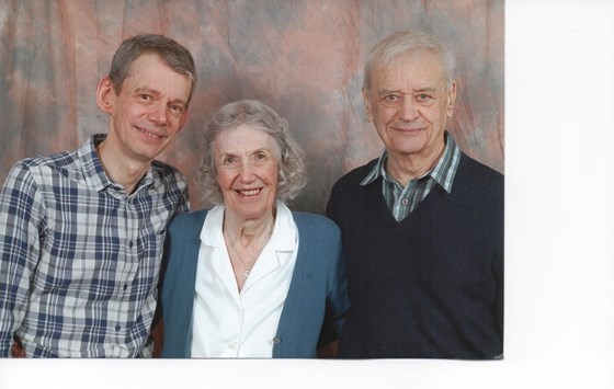 With Mum and Dad on Mother's Day, c2015