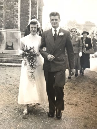 Mum and Dad - 27 Sep 1954