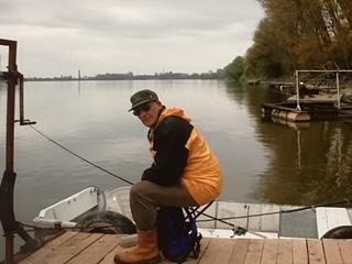 Fishing on the Danube his favorite place 