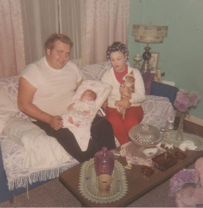 Larry, Phyllis and baby Rhonda Krump