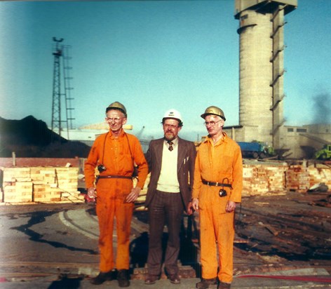 Dad and Uncle Ernie retire from Wearmouth Colliery 1986