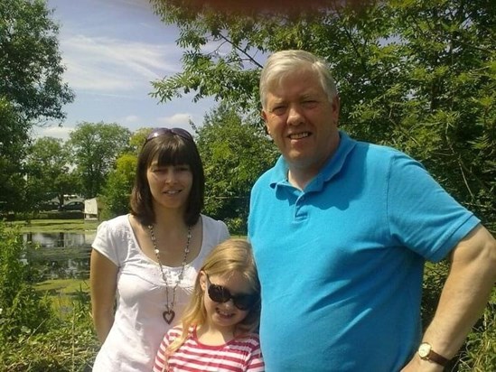 Bob with daughter Rachel and granddaughter Saffron