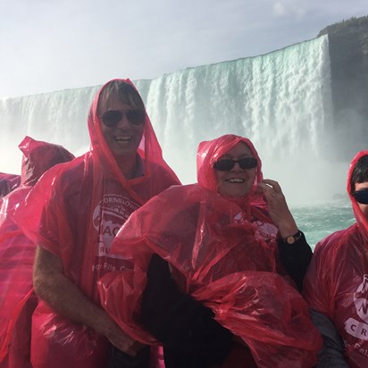 Niagara Falls Canada - close to the falls...a little wet - 2018