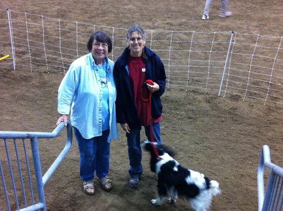 Alicia, Lacy and Ginnie Klein at the Springer Spaniel Nationals 2010