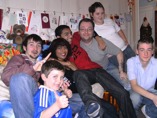 Iain with children David, Lyndsay,lee, Garry, Ben and Lisa