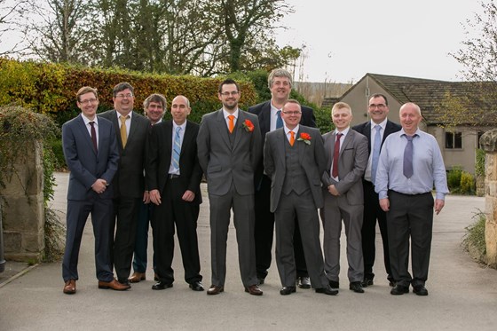 November 2014 - A rare occasion when the Away Tarts got suited and booted